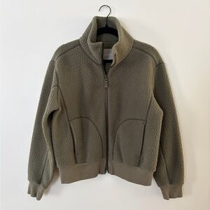 Everlane Renew Fleece Bomber Jacket
